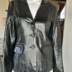Rudsak leather blazer style